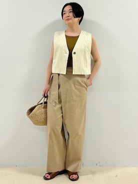 yukoさん（レディース・156cm）の夏コーディネート