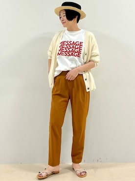 yukoさん（レディース・156cm）の夏コーディネート