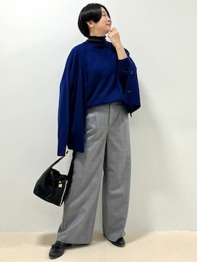 「chausser（ショセ）のアイテム」を使った、yukoさん（レディース・156cm）の秋コーディネート