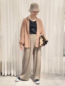 Bou Jeloudさん（レディース・159cm）の春コーディネート