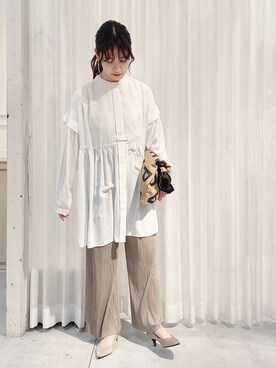 Bou Jeloudさん（レディース・159cm）の春コーディネート