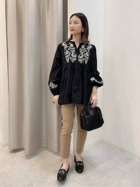 Bou Jeloudさん（レディース・154cm）の春コーディネート