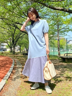 Bou Jeloudさん（レディース・162cm）の春コーディネート