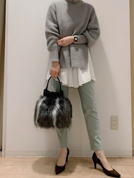 Bou Jeloudさん（レディース・165cm）の秋コーディネート