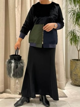 Bou Jeloudさん(レディース・163cm)の冬コーディネート