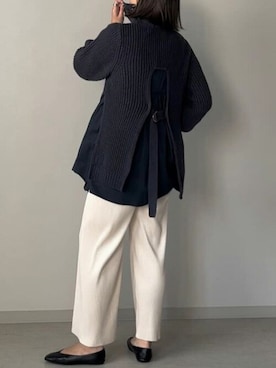 Bou Jeloudさん（レディース・170cm）の冬コーディネート