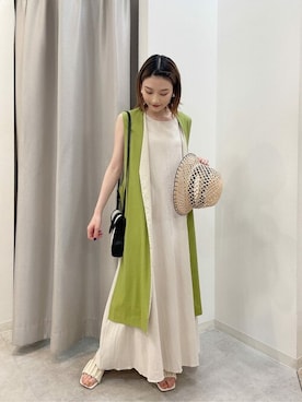 「Bou Jeloud（ブージュルード）のアイテム（シューズ）」を使った、Bou Jeloudさん（レディース・154cm）の春コーディネート