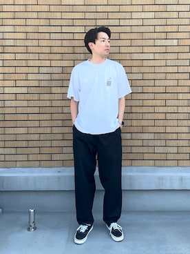 「アイテム（スニーカー）」を使った、kumatakさん（メンズ・175cm・30代）の夏コーディネート