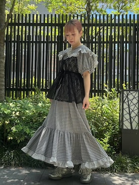 「PUNYUS（プニュズ）のアイテム」を使った、PUNYUS  さん（レディース・152cm）の夏コーディネート