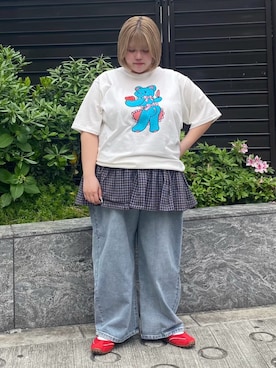 「PUNYUS（プニュズ）のアイテム」を使った、PUNYUS  さん（レディース・163cm）の春コーディネート