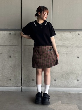 「PUNYUS（プニュズ）のアイテム」を使った、PUNYUS  さん（レディース・155cm）の夏コーディネート