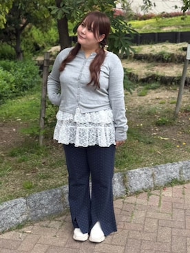 「PUNYUS（プニュズ）のアイテム」を使った、PUNYUS  さん（レディース・154cm）の春コーディネート