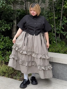 「PUNYUS（プニュズ）のアイテム」を使った、PUNYUS  さん（レディース・152cm）の夏コーディネート