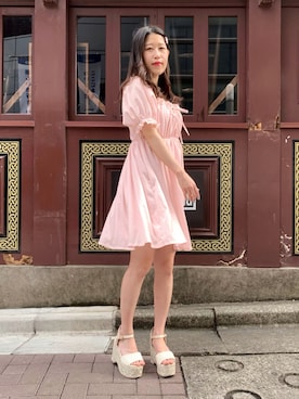 「ミニワンピ」｜PUNYUS  さん（レディース・148cm）の夏コーディネート