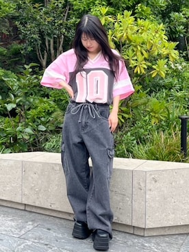 「PUNYUS（プニュズ）のアイテム」を使った、PUNYUS  さん（レディース・148cm）の夏コーディネート