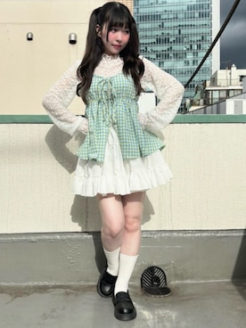 「PUNYUS（プニュズ）のアイテム」を使った、PUNYUS  さん（レディース・150cm）の夏コーディネート