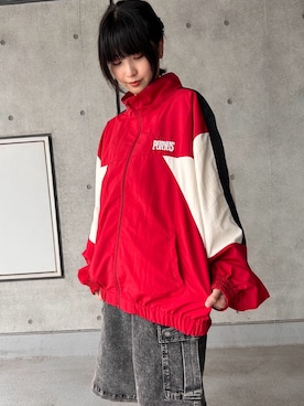 「アイテム（ジャケット/アウター）」を使った、PUNYUS  さん（レディース・162cm）の秋コーディネート