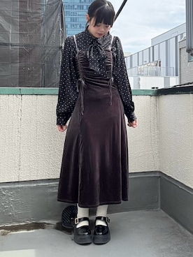 「PUNYUS（プニュズ）のアイテム」を使った、PUNYUS  さん（レディース・159cm）の春コーディネート