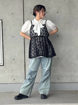 PUNYUS さん(レディース・155cm)の夏コーディネート