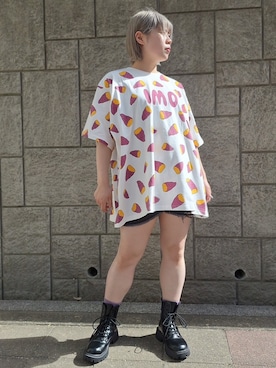 「PUNYUS（プニュズ）のアイテム」を使った、PUNYUS  さん（レディース・160cm）の夏コーディネート