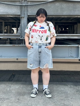 PUNYUS  さん（レディース・163cm）の夏コーディネート