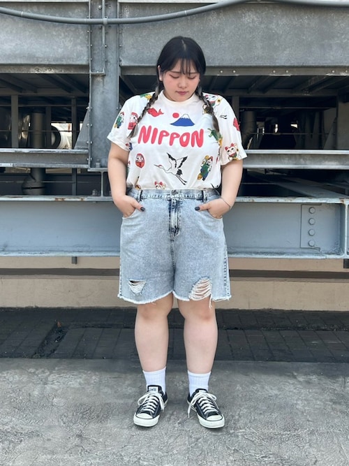 NIPPON総柄Tシャツ(縁起物)（Tシャツ/カットソー）｜PUNYUS