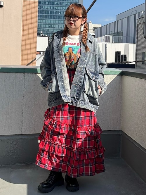 ビッグポケットデニムジャケット（デニムジャケット）｜PUNYUS