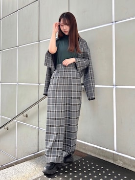 「PUNYUS（プニュズ）のアイテム（ジャケット/アウター）」を使った、PUNYUS  さん（レディース・160cm）の秋コーディネート