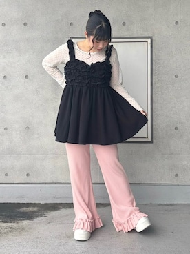 「PUNYUS（プニュズ）のアイテム」を使った、PUNYUS  さん（レディース・155cm）の秋コーディネート