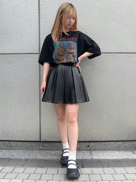 「PUNYUS（プニュズ）のアイテム」を使った、PUNYUS  さん（レディース・155cm）の夏コーディネート