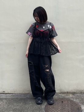 PUNYUS  さん（レディース・155cm）の夏コーディネート