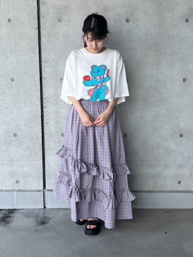 「PUNYUS（プニュズ）のアイテム」を使った、PUNYUS  さん（レディース・152cm）の夏コーディネート