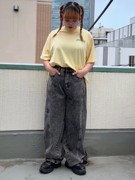 「PUNYUS（プニュズ）のアイテム」を使った、PUNYUS  さん（レディース・159cm）の夏コーディネート