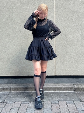 「PUNYUS（プニュズ）のアイテム」を使った、PUNYUS  さん（レディース・155cm）の夏コーディネート