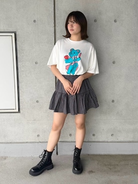 「PUNYUS（プニュズ）のアイテム」を使った、PUNYUS  さん（レディース・160cm）の春コーディネート