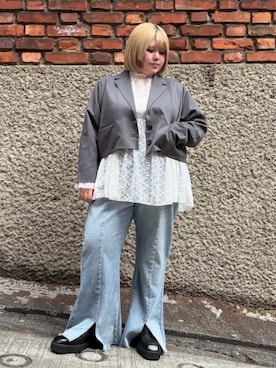 「PUNYUS（プニュズ）のアイテム」を使った、PUNYUS  さん（レディース・156cm）の春コーディネート