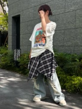 PUNYUS  さん（レディース・160cm）の夏コーディネート