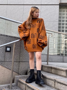 PUNYUS  さん（レディース・154cm）の冬コーディネート