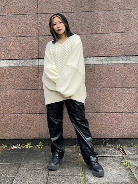 PUNYUS  さん（レディース・157cm）の冬コーディネート