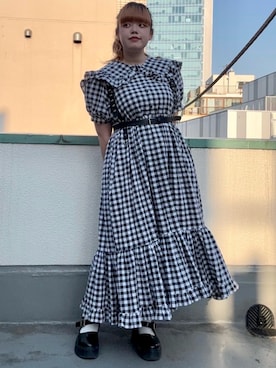 「PUNYUS（プニュズ）のアイテム」を使った、PUNYUS  さん（レディース・159cm）の夏コーディネート