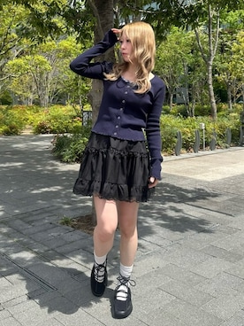 「PUNYUS（プニュズ）のアイテム」を使った、PUNYUS  さん（レディース・152cm）の春コーディネート