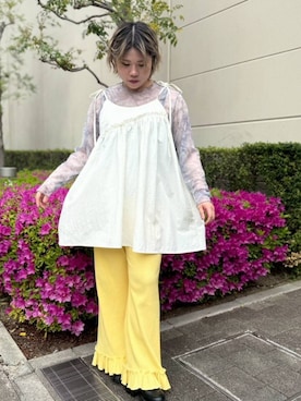 「PUNYUS（プニュズ）のアイテム」を使った、PUNYUS  さん（レディース・160cm）の春コーディネート