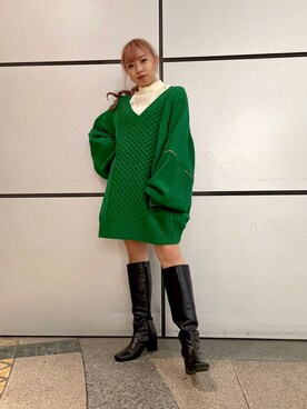 PUNYUS  さん（レディース・153cm）の冬コーディネート