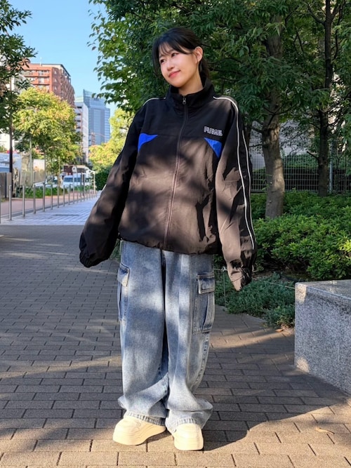 カーゴデニムパンツ