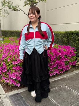 「PUNYUS（プニュズ）のアイテム」を使った、PUNYUS  さん（レディース・154cm）の春コーディネート