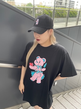 「PUNYUS（プニュズ）のアイテム（帽子）」を使った、PUNYUS  さん（レディース・160cm）の春コーディネート