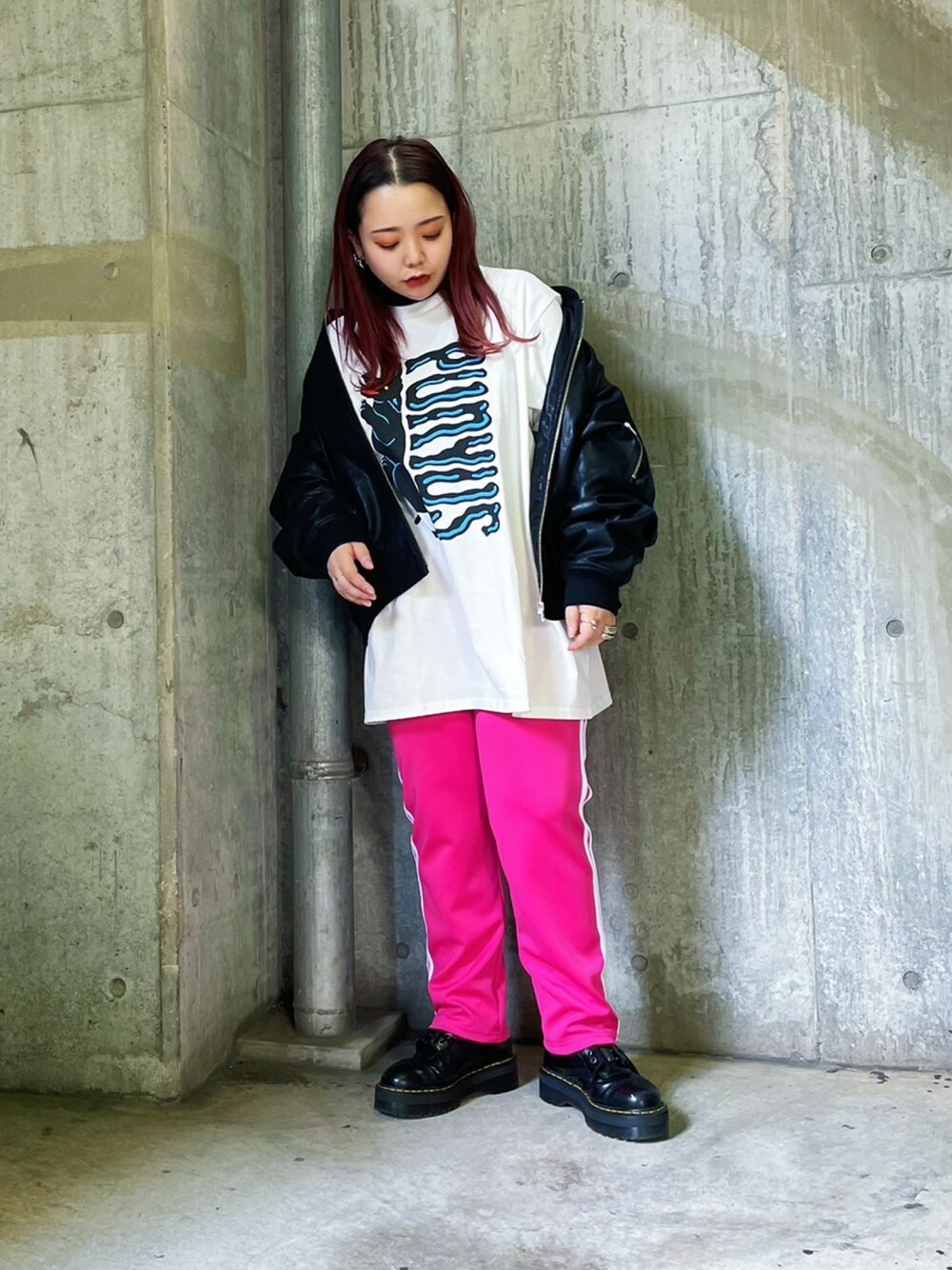 フェイクレザーMA-1 PUNYUS PUNYUS（プニュズ）の「フェイクレザーMA-1（MA-1）」 - WEAR