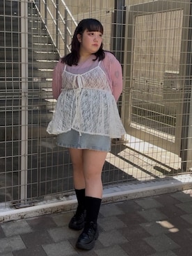 「PUNYUS（プニュズ）のアイテム」を使った、PUNYUS  さん（レディース・158cm）の夏コーディネート