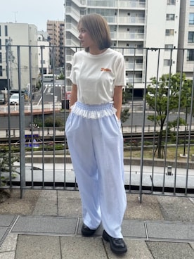「PUNYUS（プニュズ）のアイテム」を使った、PUNYUS  さん（レディース・160cm）の夏コーディネート