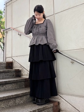 「PUNYUS（プニュズ）のアイテム」を使った、PUNYUS  さん（レディース・148cm）の春コーディネート